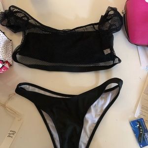 Black bikini set bnwt